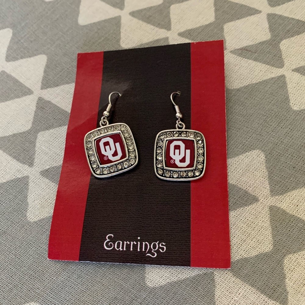 OU earrings
